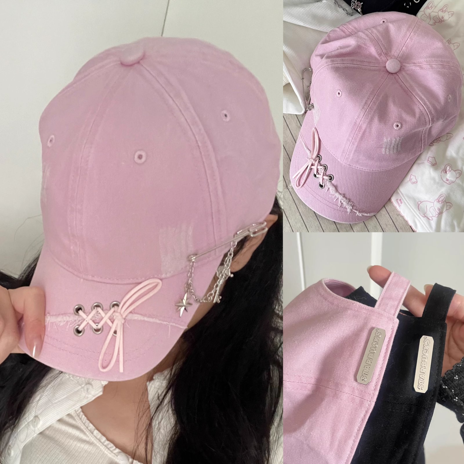 Pink Punk Ballet Series Baseball Cap