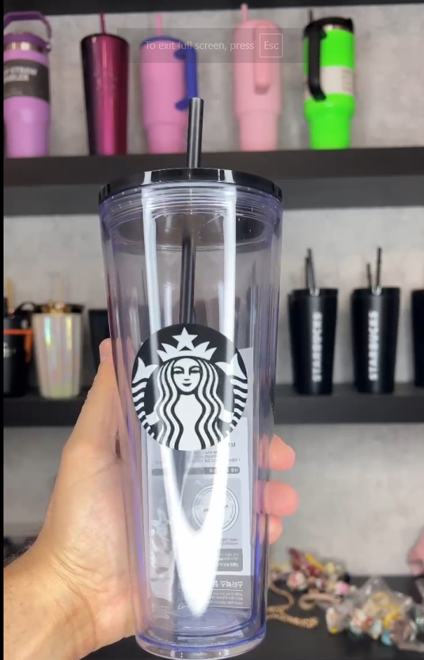 Cute Black cup from starbucks