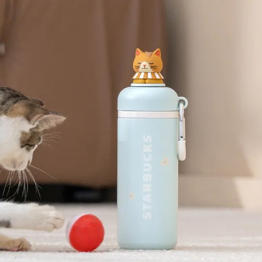 Starbucks Sunny Paws Stainless Steel Water Bottle 12oz