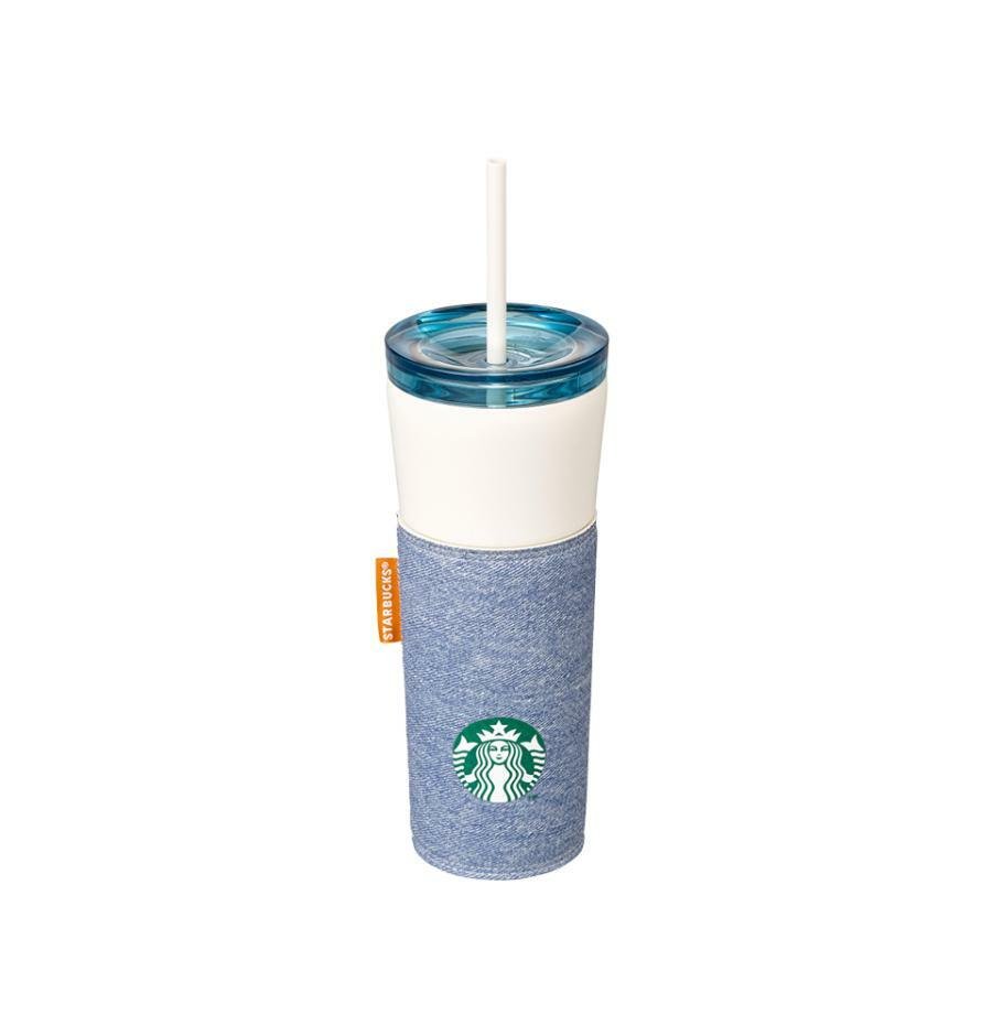 Denim Blue Straw Cup 473ml