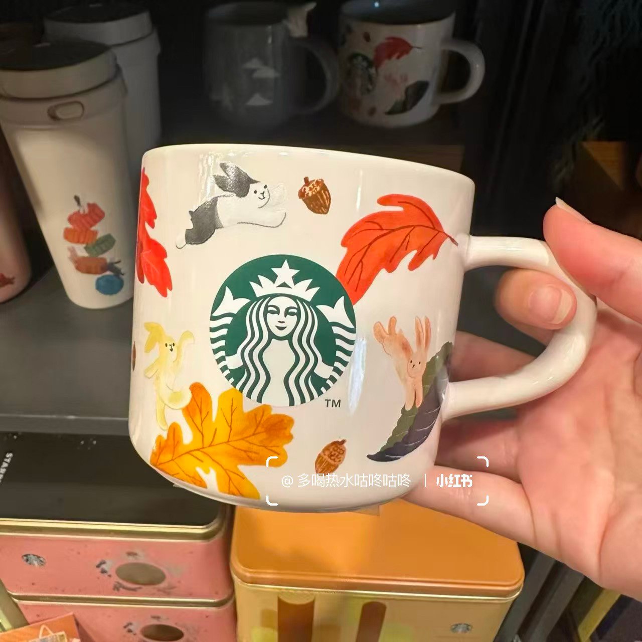414ml Rabbit-themed Mid-Autumn Festival Mug