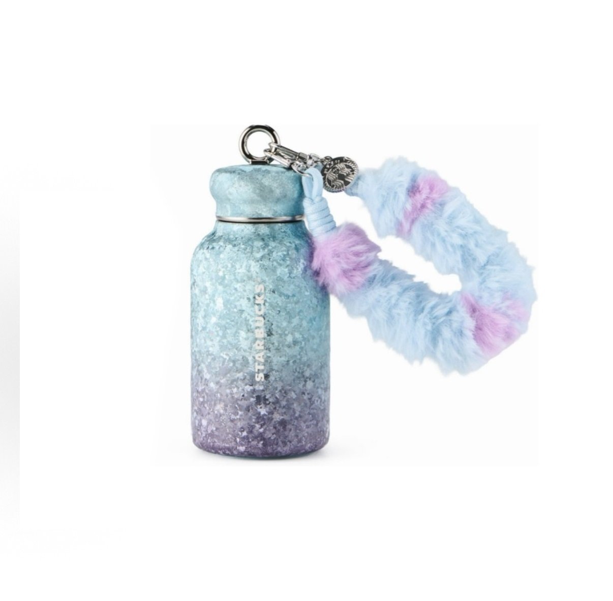  310ml Blue-Purple Gradient Compact Baby Bottle-Shaped Titanium Cup