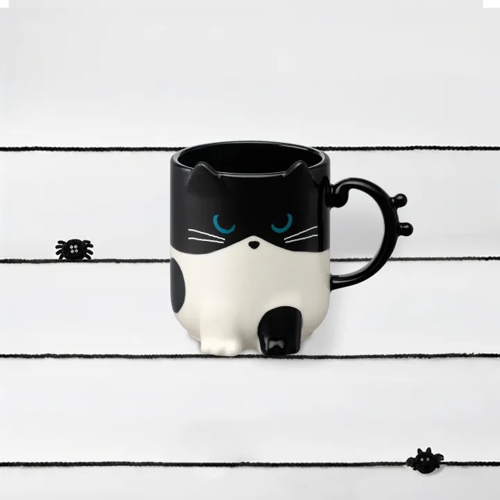 Halloween Cat Ceramic Mug 140z
