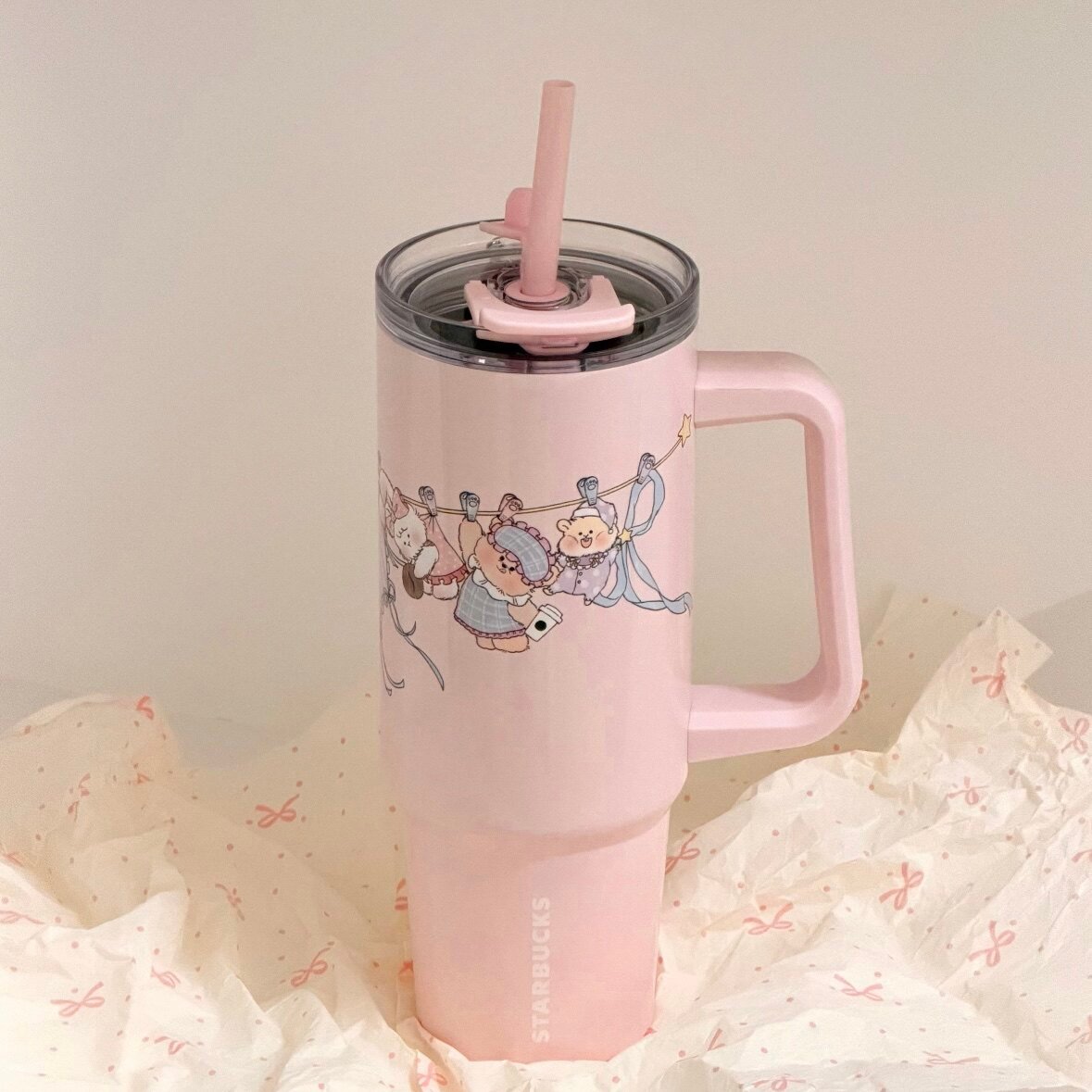 900ml double-spouted stainless steel mug