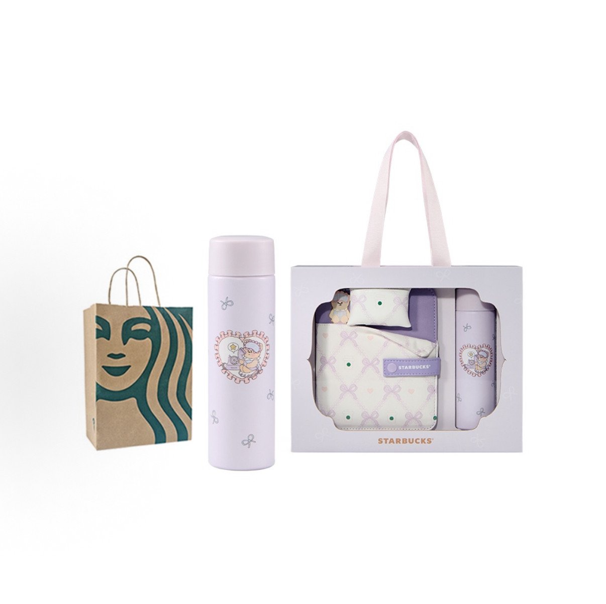 150ml Starry Night Sweet Dream Party Office Thermos Mug with Notebook Gift Set