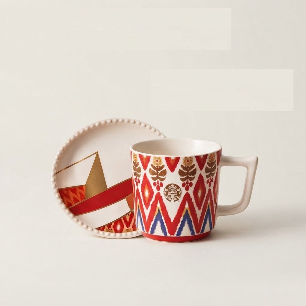 380ml Starbucks Series Mug and Saucer Set