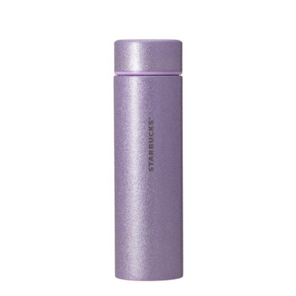 Purple bling stainless steel cup