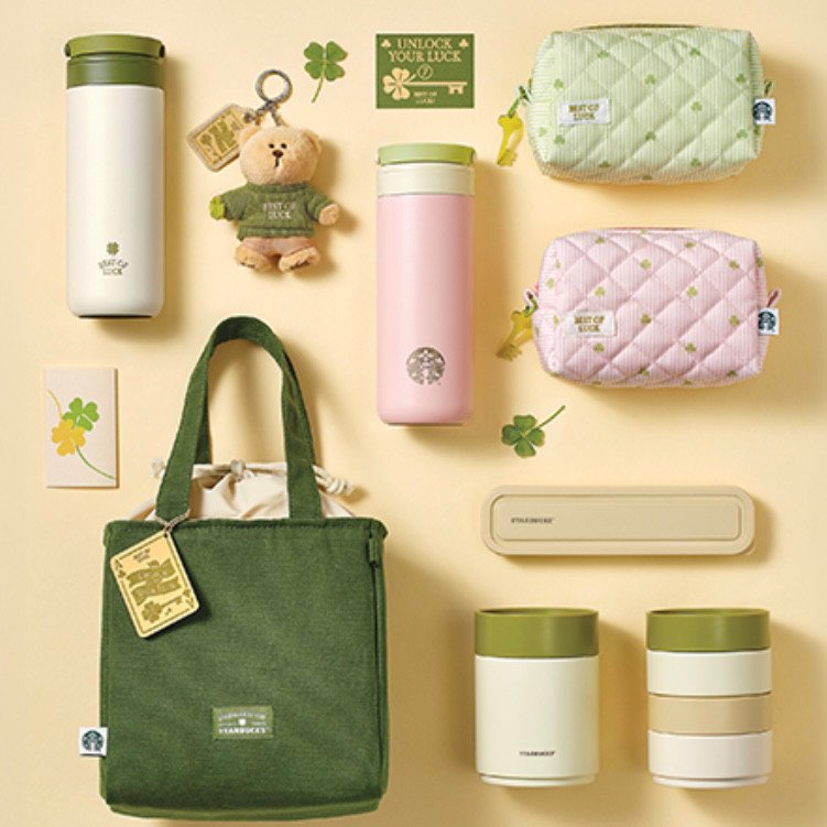 Starbucks Korea 2026 New Four-Leaf Clover Lucky Clover